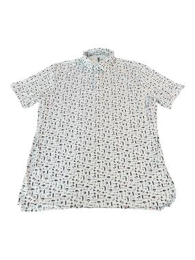 US Open All Over Print 121st White Polo XL